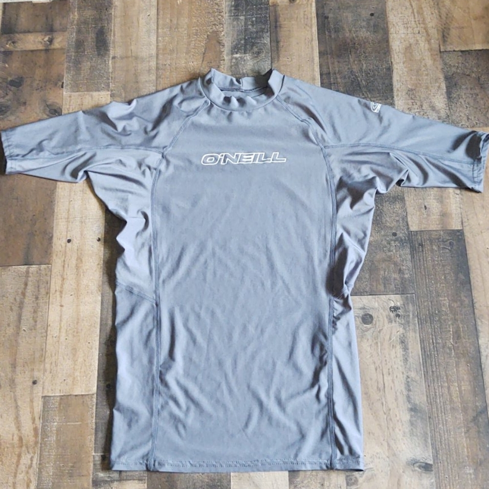 O'Neill Gray 50+UPF Rash guard mens 2XL